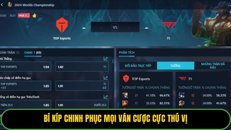 Bí kíp chinh phục mọi ván cược cực thú vị