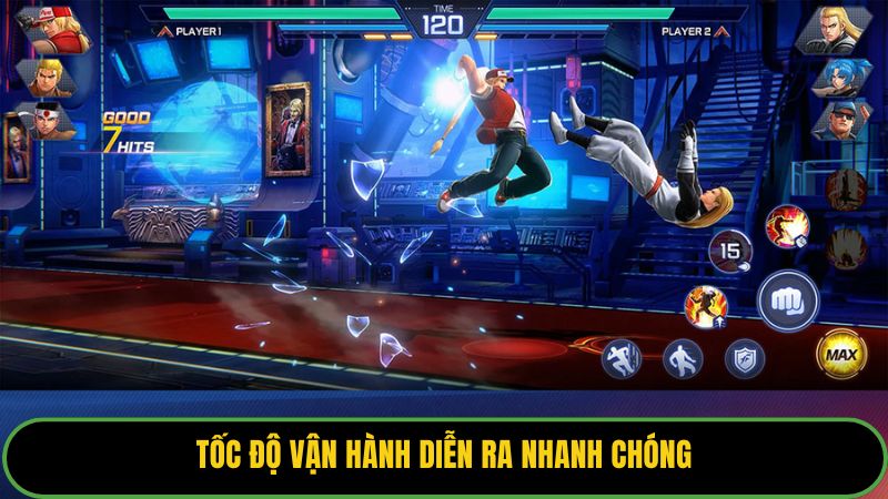 Tốc độ vận hành diễn ra nhanh chóng